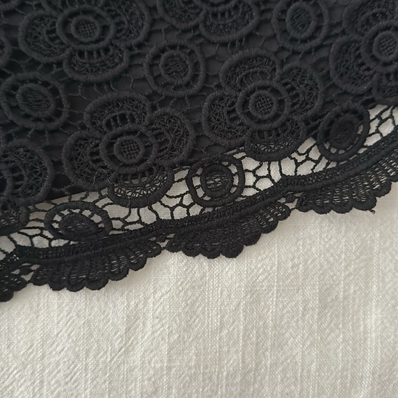 Lace Scalloped Hem Shorts - Picture 6 of 7